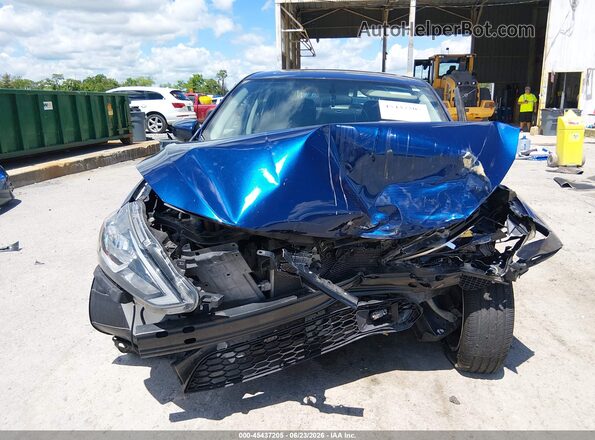 3N1AB7AP2JL626160 2018 NISSAN SENTRA Синий Вид спереди
