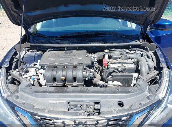 3N1AB7AP2JL627082 2018 NISSAN SENTRA Blue Հետևի տեսք
