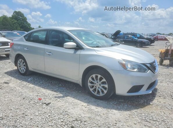 3N1AB7AP2JL636509 2018 NISSAN SENTRA Silver Przód prawy