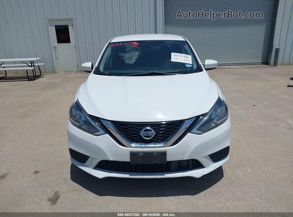 3N1AB7AP2JL646974 2018 NISSAN SENTRA White ხელსაწყოთა პანელის ხედი