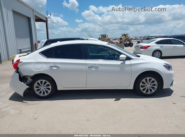 3N1AB7AP2JL646974 2018 NISSAN SENTRA White უკანა სალონის ხედი