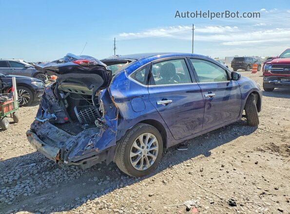 3N1AB7AP2JL652614 2018 NISSAN SENTRA Blue Rear right