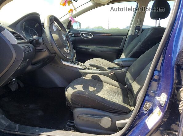 3N1AB7AP2JL652614 2018 NISSAN SENTRA Blue Front interior view
