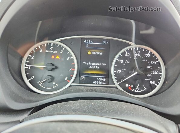 3N1AB7AP2JY218633 2018 NISSAN SENTRA White Вид щитка приладів