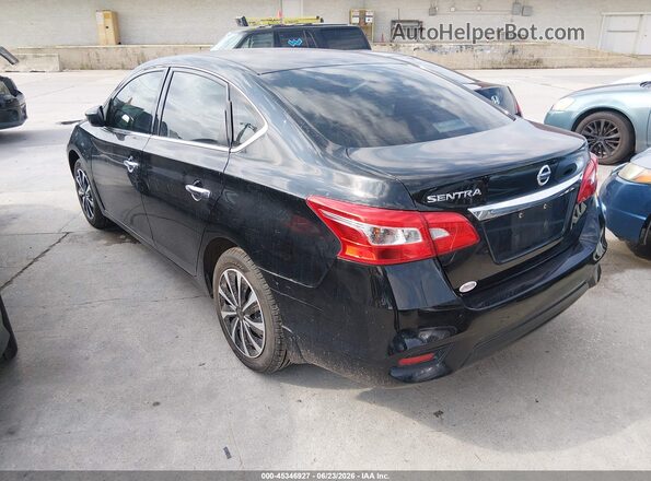 3N1AB7AP2JY224240 2018 NISSAN SENTRA Черный Задняя левая четверть