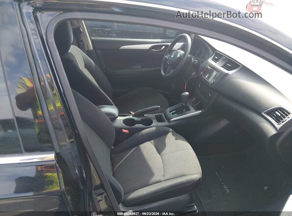 3N1AB7AP2JY224240 2018 NISSAN SENTRA Черный Вид салона спереди