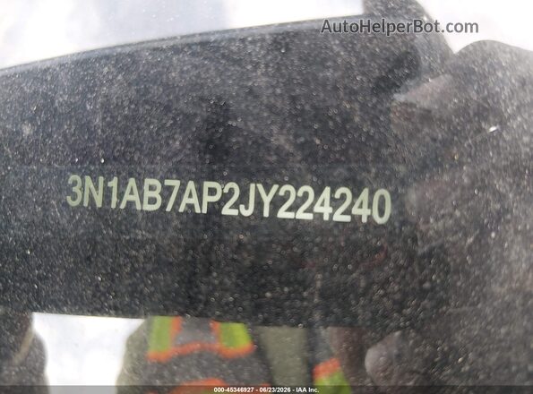 3N1AB7AP2JY224240 2018 NISSAN SENTRA Черный Вид подкапотного пространства