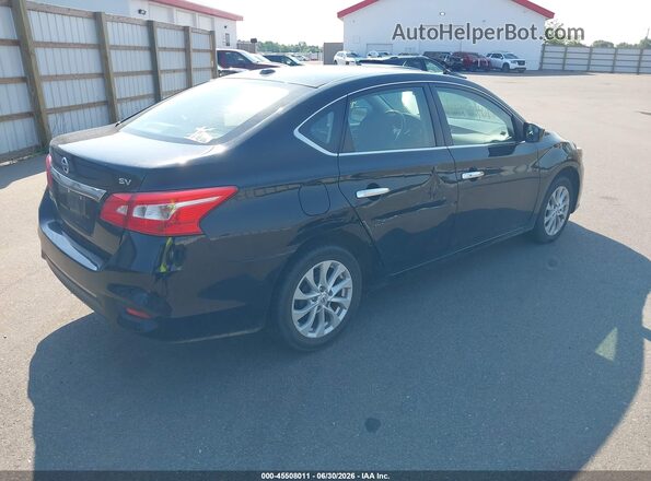 3N1AB7AP2JY239420 2018 NISSAN SENTRA Черный Задняя правая четверть