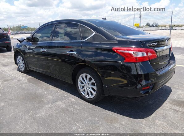 3N1AB7AP2JY267413 2018 NISSAN SENTRA Black Tył lewy