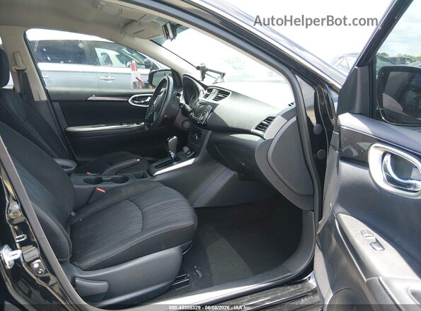 3N1AB7AP2JY267413 2018 NISSAN SENTRA Black Widok wnętrza z przodu