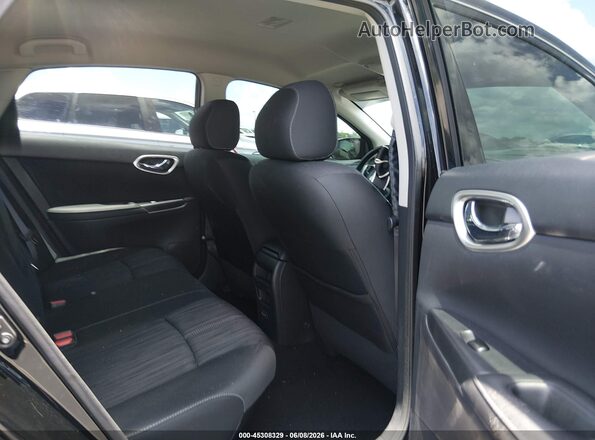 3N1AB7AP2JY267413 2018 NISSAN SENTRA Black Widok naklejki z numerem VIN
