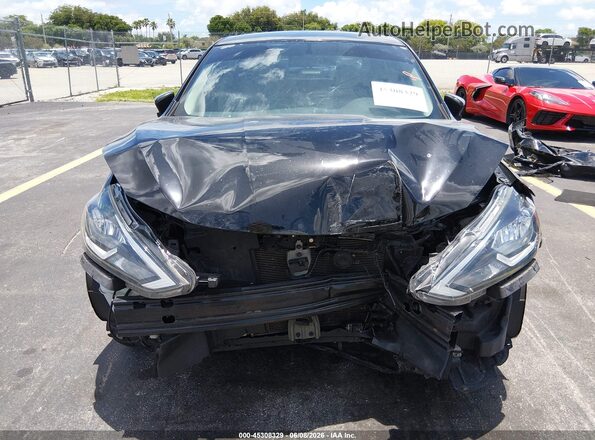 3N1AB7AP2JY267413 2018 NISSAN SENTRA Black Widok zestawu wskaźników