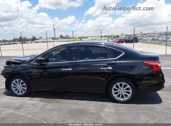 3N1AB7AP2JY267413 2018 NISSAN SENTRA Black Widok wnętrza 360 stopni
