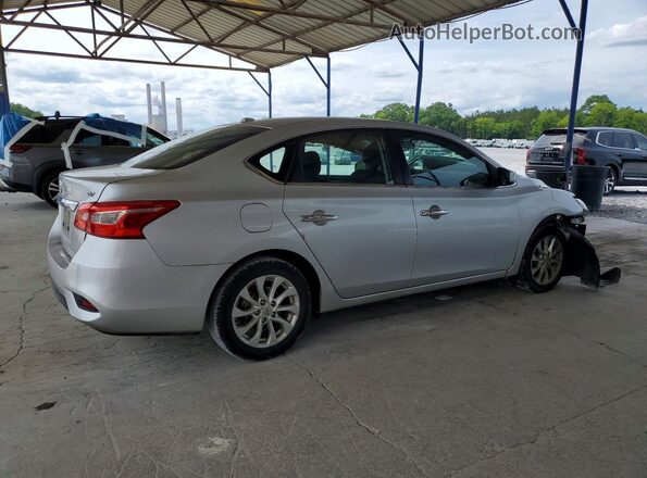 3N1AB7AP2JY319350 2019 NISSAN SENTRA Silver უკანა მარჯვენა