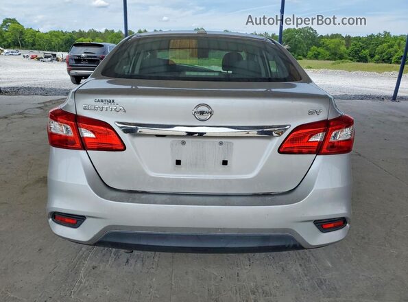 3N1AB7AP2JY319350 2019 NISSAN SENTRA Silver უკანა ხედი