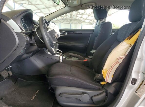3N1AB7AP2JY319350 2019 NISSAN SENTRA Silver წინა სალონის ხედი