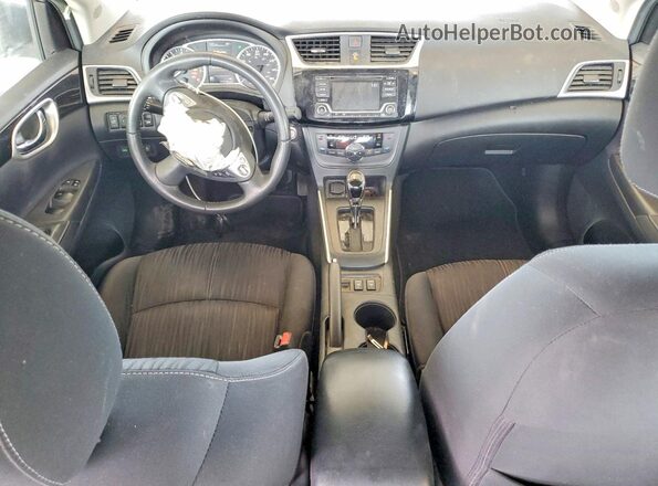 3N1AB7AP2JY319350 2019 NISSAN SENTRA Silver წინა პანელის ხედი
