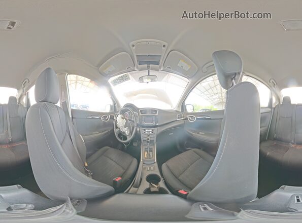 3N1AB7AP2JY319350 2019 NISSAN SENTRA Silver VIN კოდის სტიკერის ხედი