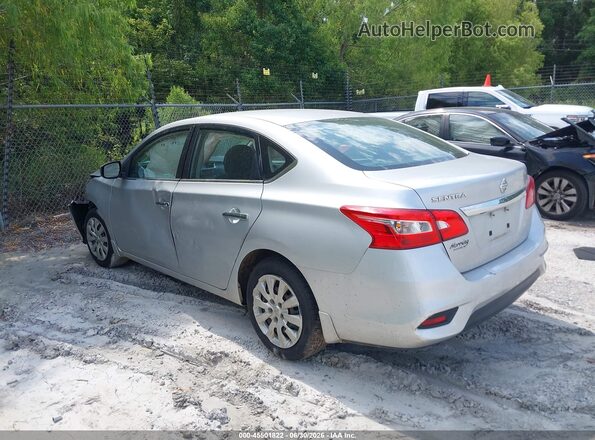 3N1AB7AP2JY319414 2018 NISSAN SENTRA Silver უკანა მარცხენა