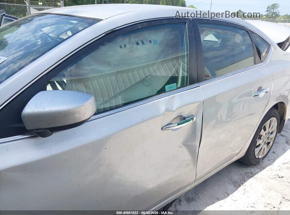 3N1AB7AP2JY319414 2018 NISSAN SENTRA Silver წინა ხედი