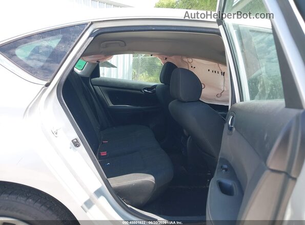 3N1AB7AP2JY319414 2018 NISSAN SENTRA Silver VIN კოდის სტიკერის ხედი
