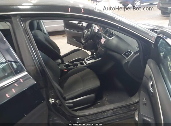 3N1AB7AP2JY326184 2018 NISSAN SENTRA Black Սալոնի դիմացի տեսք