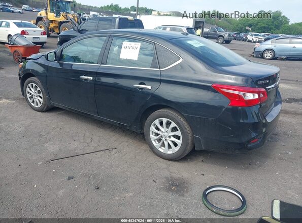 3N1AB7AP2KL604855 2019 NISSAN SENTRA Black Tył lewy