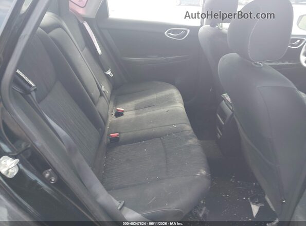 3N1AB7AP2KL604855 2019 NISSAN SENTRA Black Widok naklejki z numerem VIN