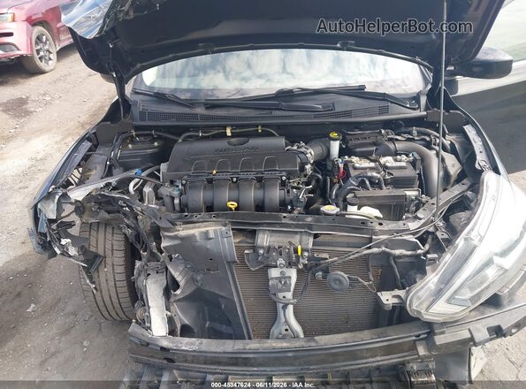 3N1AB7AP2KL604855 2019 NISSAN SENTRA Black Widok z tyłu