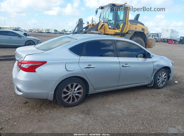 3N1AB7AP2KL606878 2019 NISSAN SENTRA Silver Սալոնի հետևի տեսք