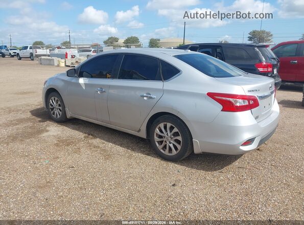 3N1AB7AP2KL606878 2019 NISSAN SENTRA Silver Հետևի ձախ