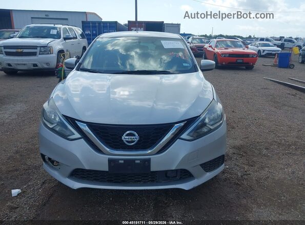 3N1AB7AP2KL606878 2019 NISSAN SENTRA Silver Սարքավորումների վահանակի տեսք
