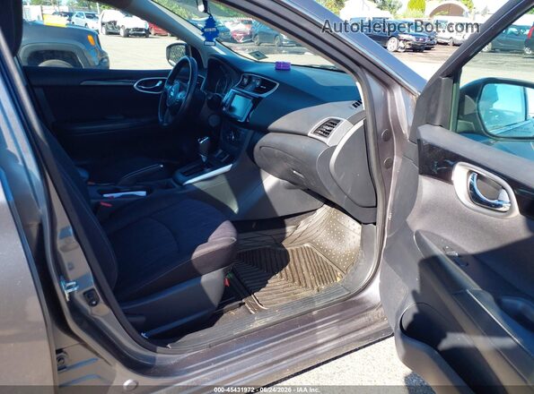 3N1AB7AP2KL612485 2019 NISSAN SENTRA Gray წინა სალონის ხედი