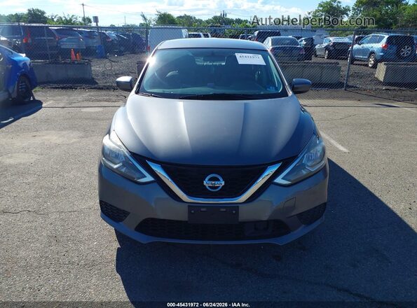 3N1AB7AP2KL612485 2019 NISSAN SENTRA Gray ხელსაწყოთა პანელის ხედი