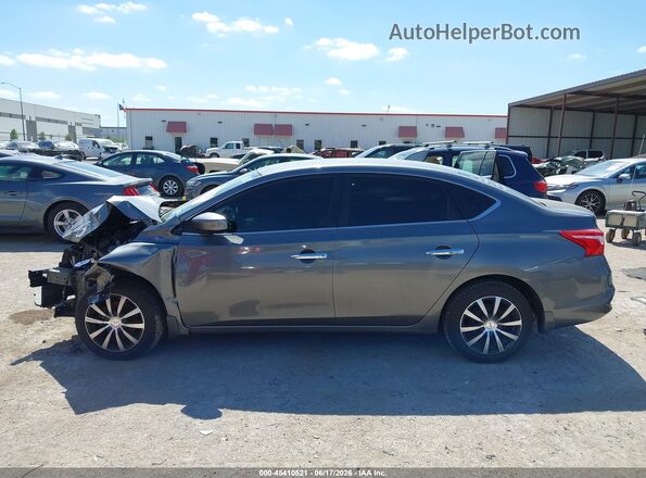 3N1AB7AP2KY234350 2019 NISSAN SENTRA Gray Սալոնի 360 աստիճան տեսք