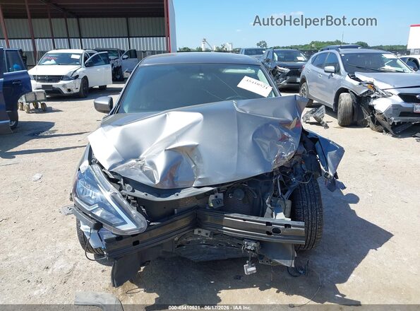 3N1AB7AP2KY234350 2019 NISSAN SENTRA Gray Սարքավորումների վահանակի տեսք