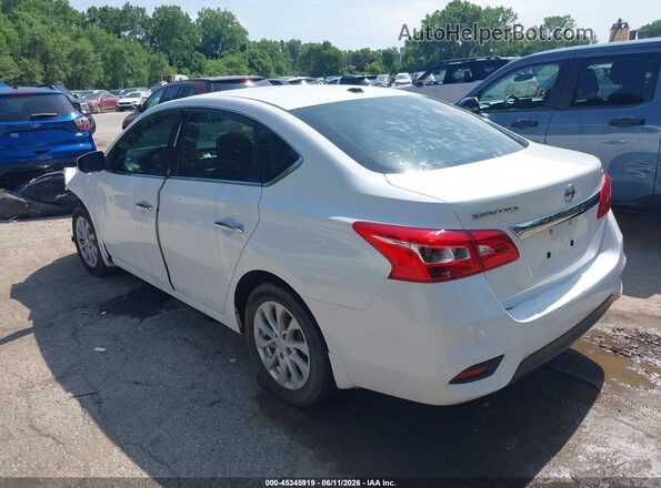 3N1AB7AP2KY235336 2019 NISSAN SENTRA White Rear left