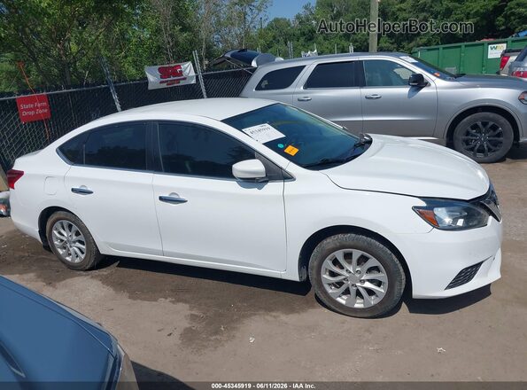 3N1AB7AP2KY235336 2019 NISSAN SENTRA White 360 interior view
