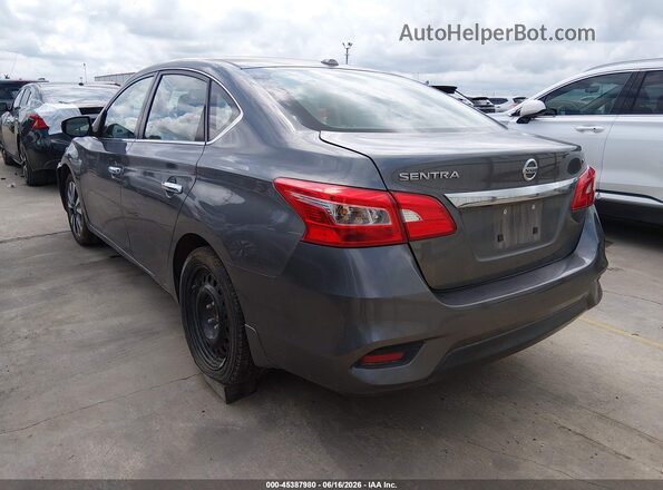 3N1AB7AP2KY237832 2019 NISSAN SENTRA Gray უკანა მარცხენა