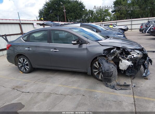 3N1AB7AP2KY237832 2019 NISSAN SENTRA Gray სალონის 360-გრადუსიანი ხედი