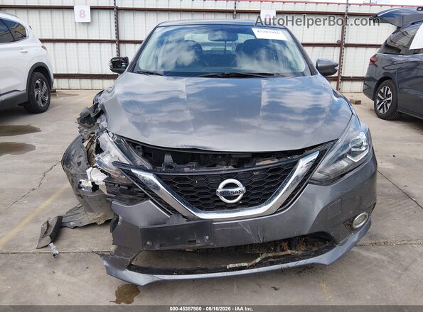 3N1AB7AP2KY237832 2019 NISSAN SENTRA Gray უკანა სალონის ხედი