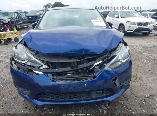 3N1AB7AP2KY257255 2019 NISSAN SENTRA Blue Vista frontal