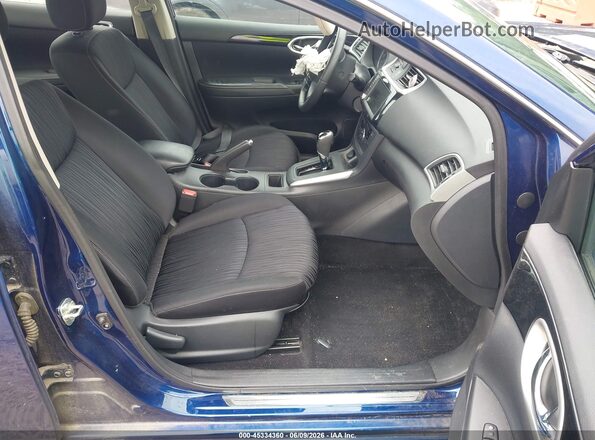 3N1AB7AP2KY257255 2019 NISSAN SENTRA Blue Vista interior delantera