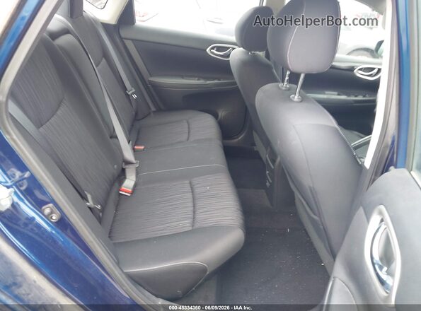 3N1AB7AP2KY257255 2019 NISSAN SENTRA Blue Vista de la etiqueta del VIN