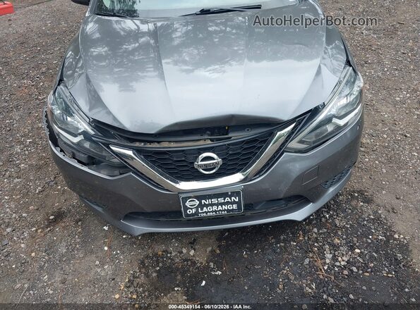3N1AB7AP2KY310715 2019 NISSAN SENTRA Gray წინა ხედი