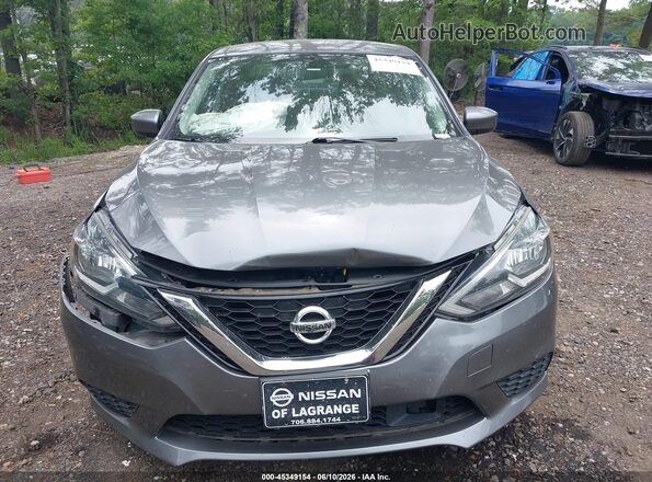 3N1AB7AP2KY310715 2019 NISSAN SENTRA Gray უკანა სალონის ხედი