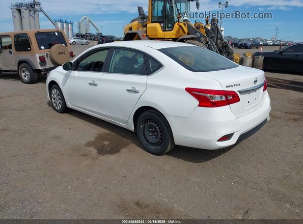 3N1AB7AP2KY320760 2019 NISSAN SENTRA White Trasero izquierdo