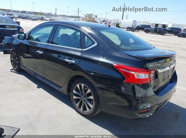 3N1AB7AP2KY322802 2019 NISSAN SENTRA Black Tył lewy