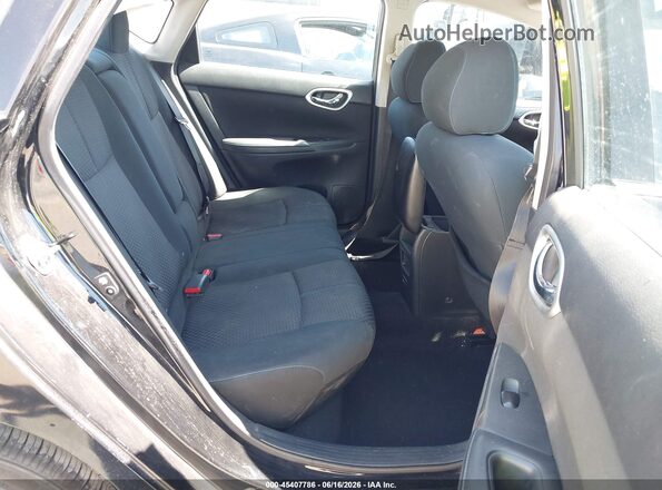 3N1AB7AP2KY322802 2019 NISSAN SENTRA Black Widok naklejki z numerem VIN