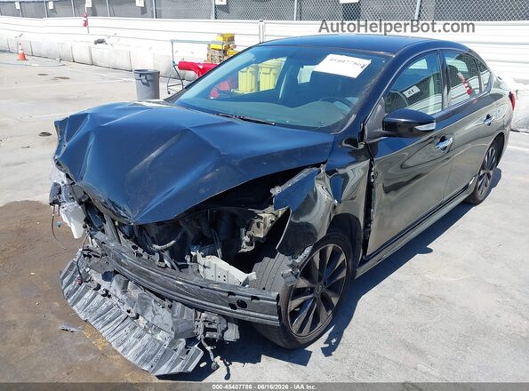 3N1AB7AP2KY322802 2019 NISSAN SENTRA Black Widok z przodu